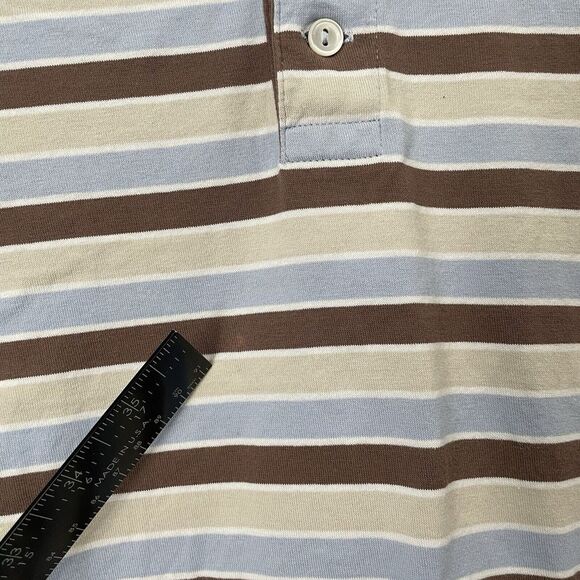 Lacoste Polo Shirt Mens Size 8 3XL XXXL Short Sleeve Pullover Preppy Golf Stripe - Picture 7 of 10